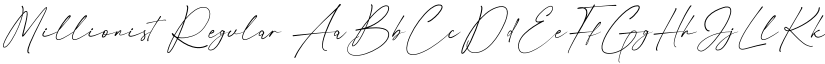 Millionist Regular font