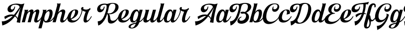 Ampher Regular font