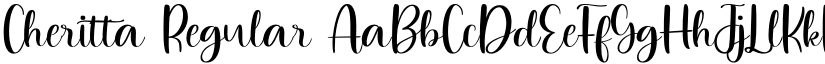 Cheritta Regular font