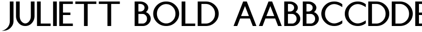 Juliett Bold font