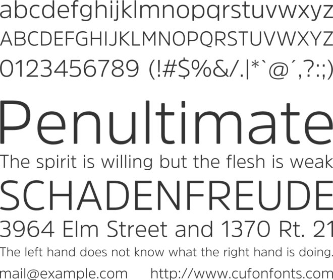 AmsiPro-Light font preview