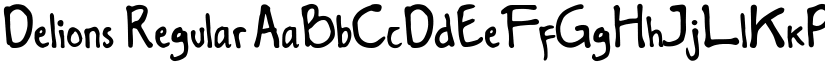 Delions font download