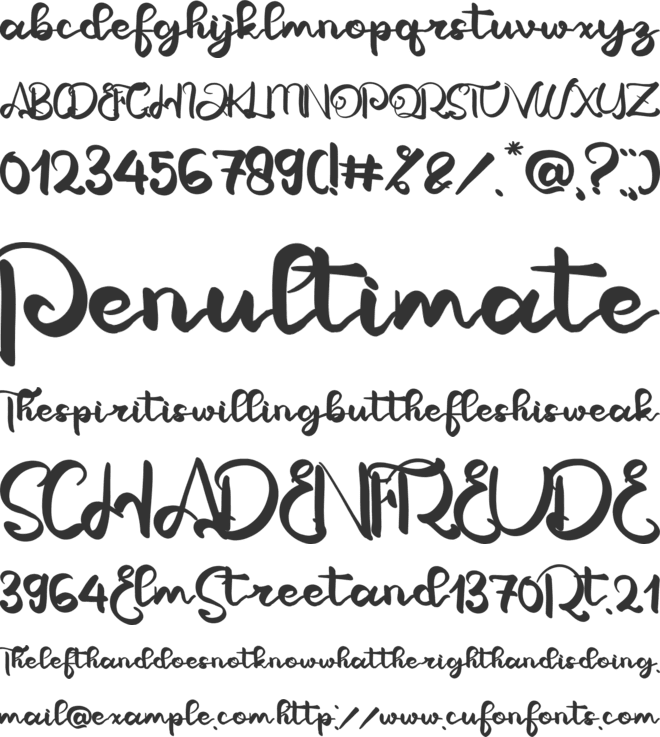 Astay Hiuga font preview