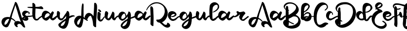 Astay Hiuga Regular font