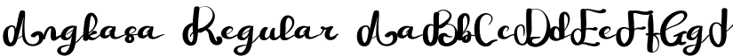 Angkasa Regular font