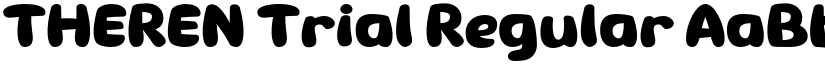 THEREN Trial Regular font
