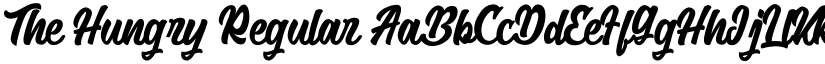 The Hungry Regular font
