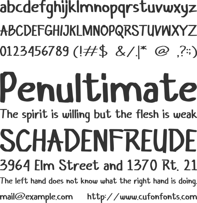 Awalan Boxing font preview