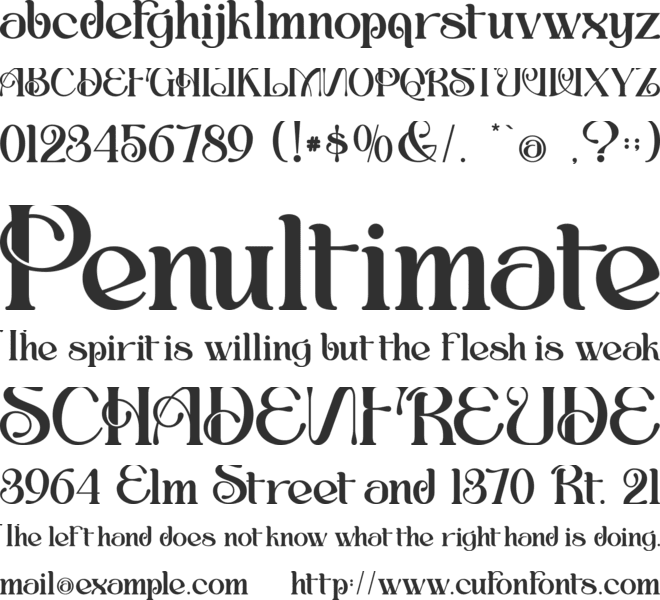 Black Oldest - Personal use font preview