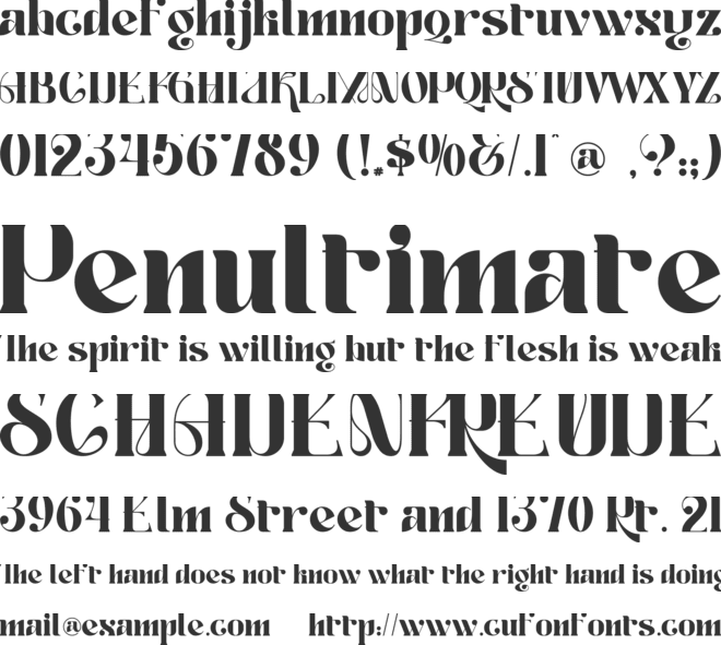 Christmas Frosty - Personal use font preview