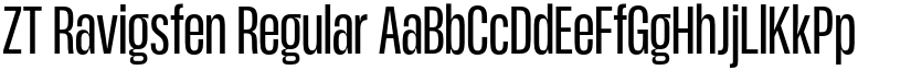 ZT Ravigsfen Regular font