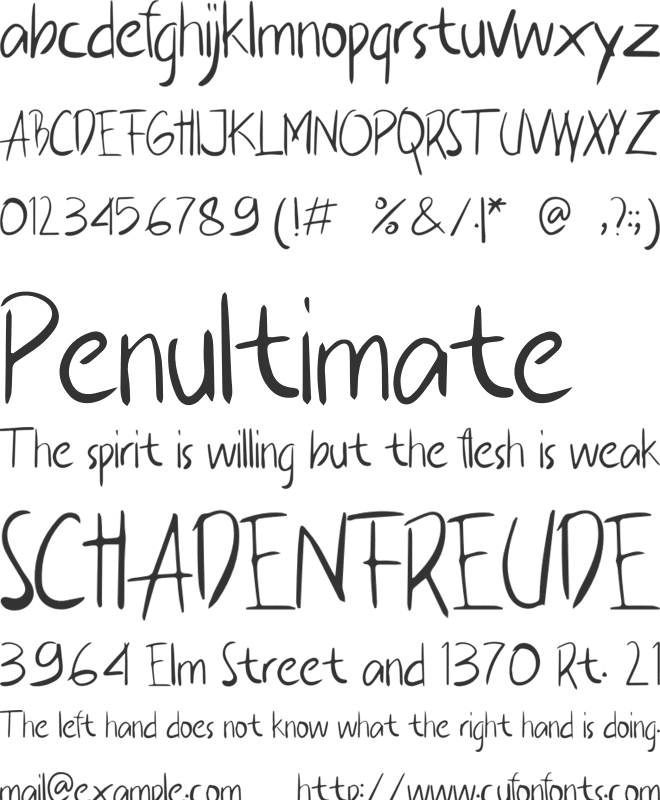 Arakan Boxing font preview