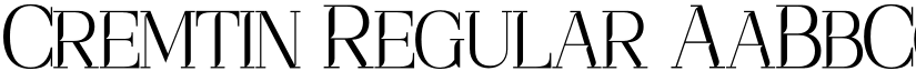 Cremtin Regular font