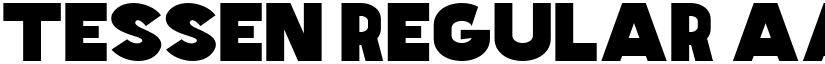 tessen Regular font