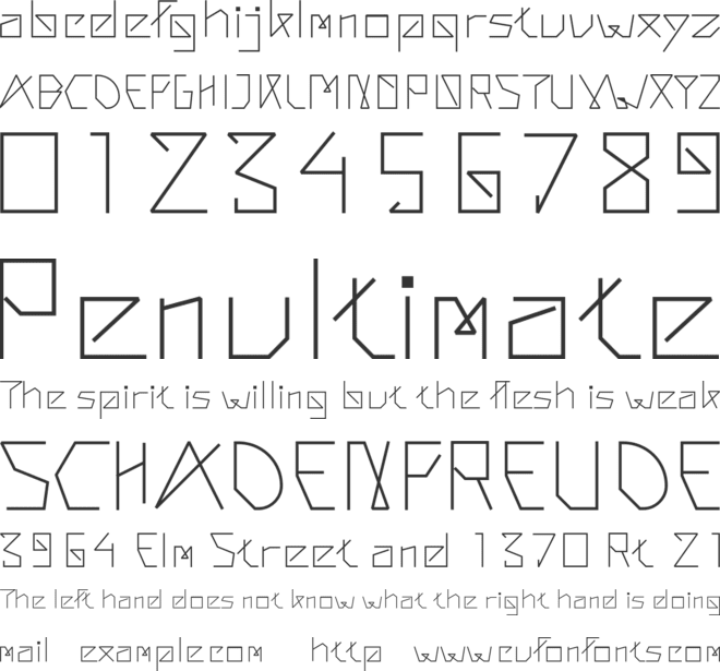 raxye font preview