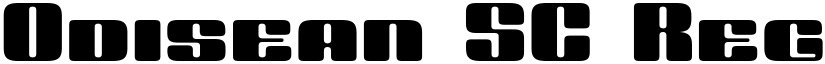 Odisean SC Regular font