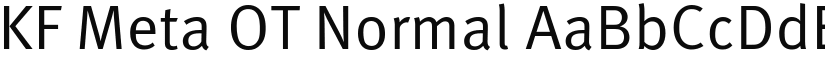 KFMetaOT-Normal font download
