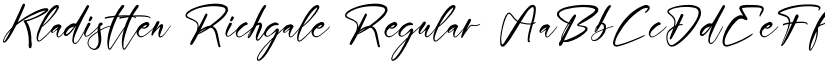 Kladistten Richgale Regular font