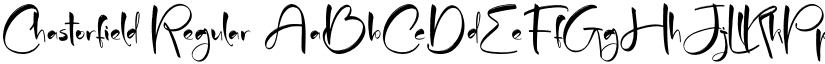 Chastorfield Regular font