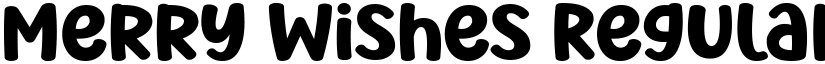 Merry Wishes Regular font