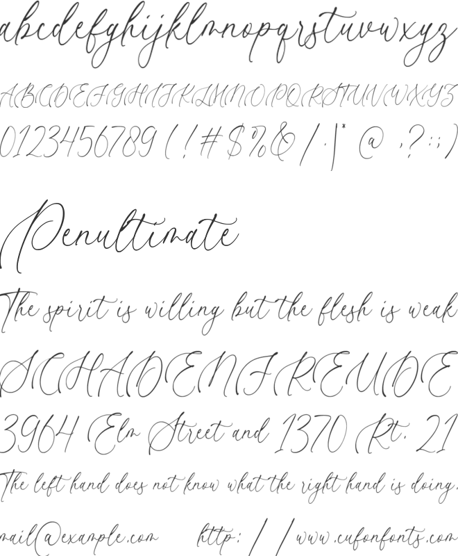 Diamond Bridge font preview