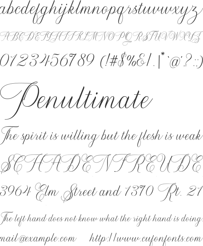 Stay Sane font preview