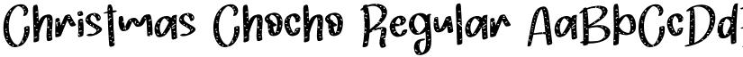 Christmas Chocho Regular font
