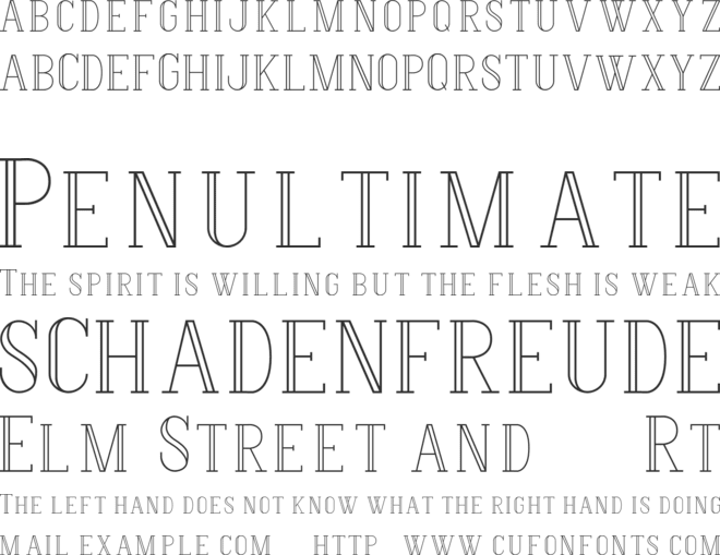 Hermione font preview