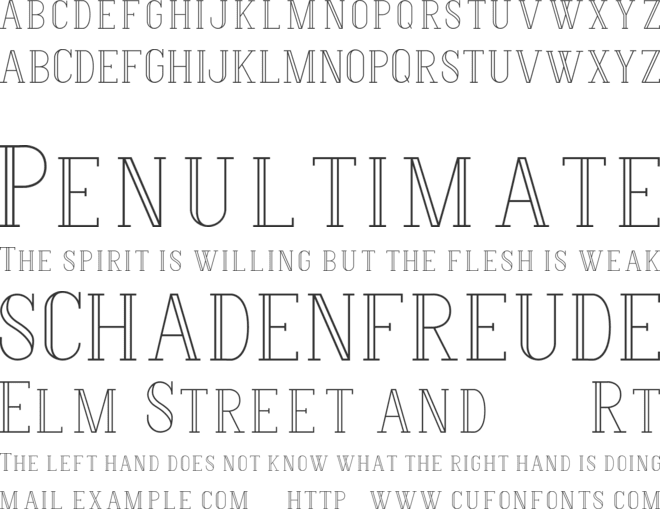 Hermione font preview