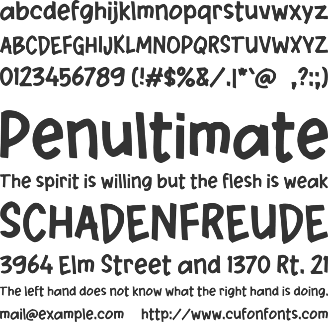 j Jadi Gini font preview