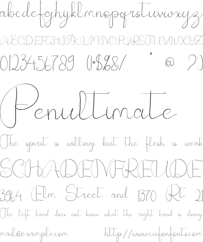 Gabanchi Jikbutik font preview