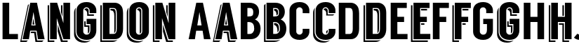 Langdon font