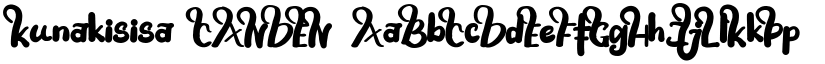 Kunakisisa CANDEN font