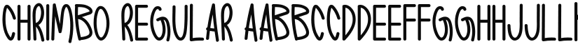 Chrimbo Regular font