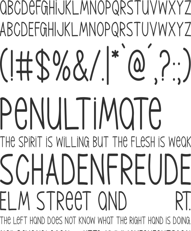 Gleaming Christmas font preview