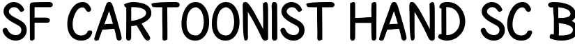 SF Cartoonist Hand SC Bold font