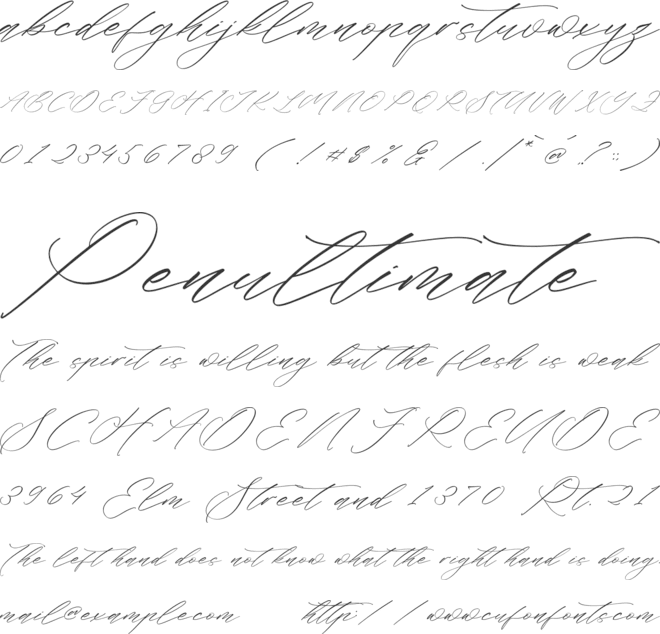 Flumtips Noulevia font preview