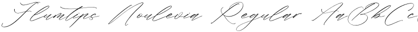 Flumtips Noulevia Regular font