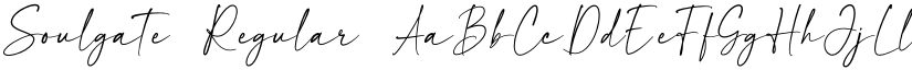 Soulgate Regular font