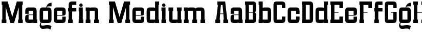 Magefin Medium font