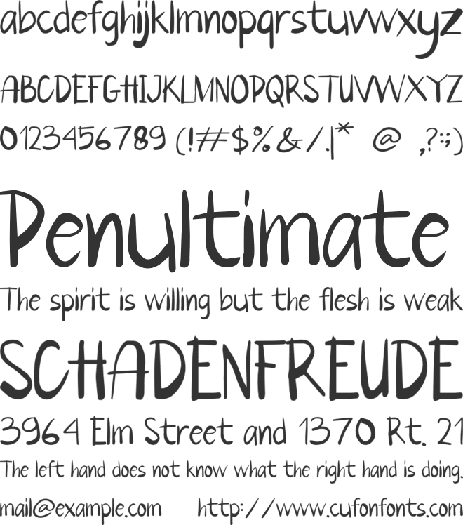 Coretane New Year font preview
