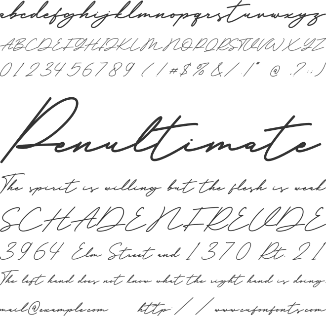 Histerm font preview