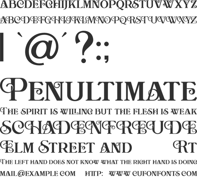 Aesthic Classic font preview