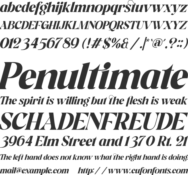 Aesthetic Moment font preview
