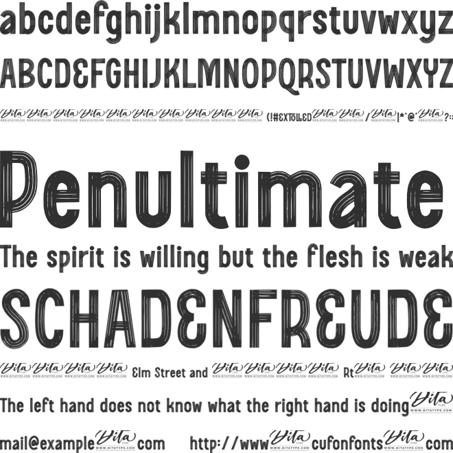 Extolled Personal Use font preview