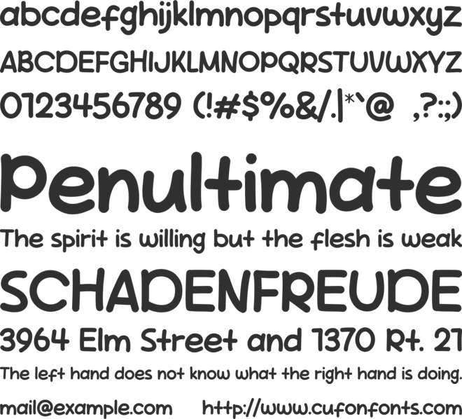 Robusta Show font preview