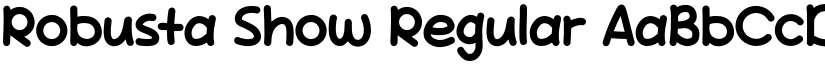 Robusta Show Regular font