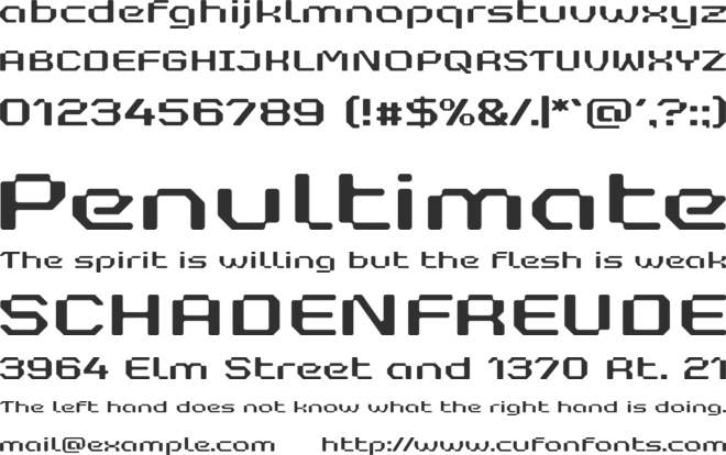 Retro Pixel font preview