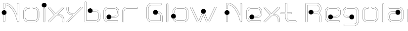 Nuixyber Glow Next Regular font