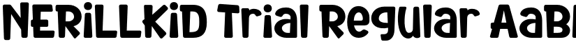 NERILLKID Trial Regular font